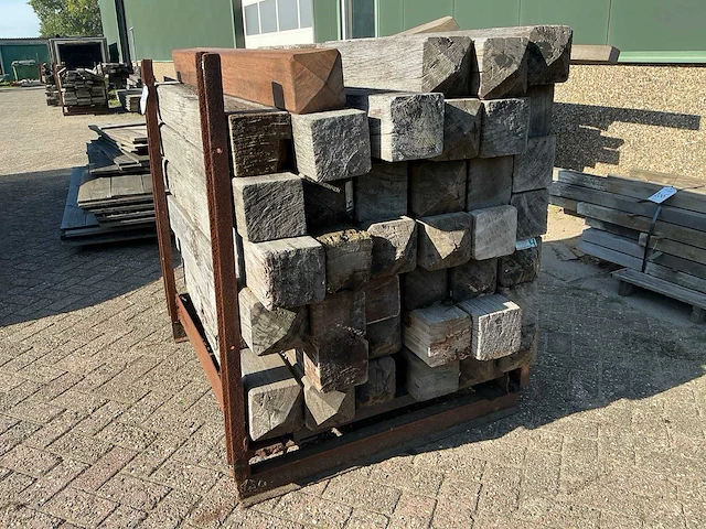 Hardhouten palen (40x) - afbeelding 4 van  5