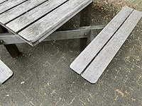 Hardhouten picknicktafel - afbeelding 6 van  7