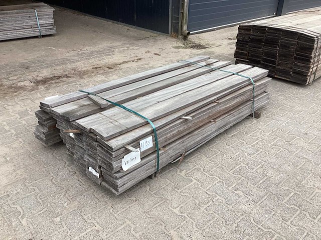 Hardhouten plank 150x25x2000mm (82x) - afbeelding 1 van  5