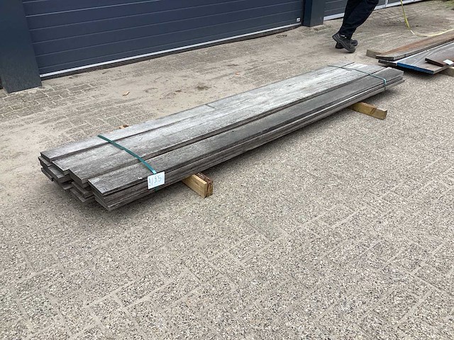 Hardhouten plank 150x25x3000mm (17x) - afbeelding 4 van  5