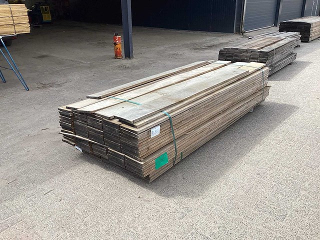 Hardhouten plank 200x20x2500mm (85x) - afbeelding 1 van  5