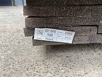Hardhouten plank 200x20x2500mm (85x) - afbeelding 5 van  5