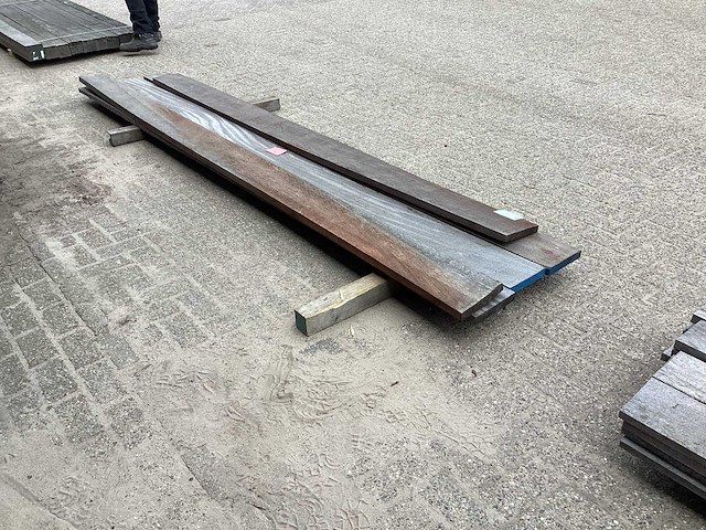 Hardhouten plank 200x35x3000mm (5x) - afbeelding 2 van  6