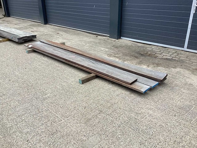 Hardhouten plank 200x35x3000mm (5x) - afbeelding 3 van  6