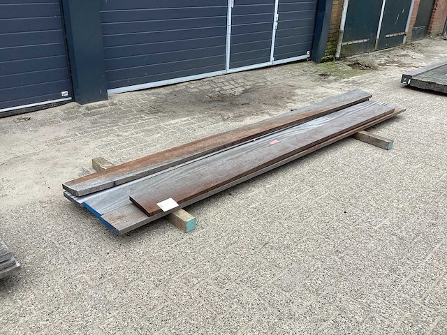 Hardhouten plank 200x35x3000mm (5x) - afbeelding 4 van  6