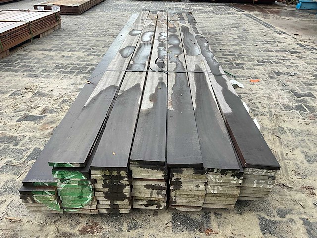 Hardhouten plank 2x15cm (65x) - afbeelding 6 van  7