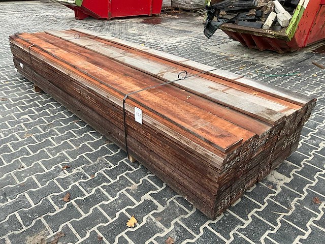 Hardhouten plank 2x15x384 cm (120x) - afbeelding 1 van  6