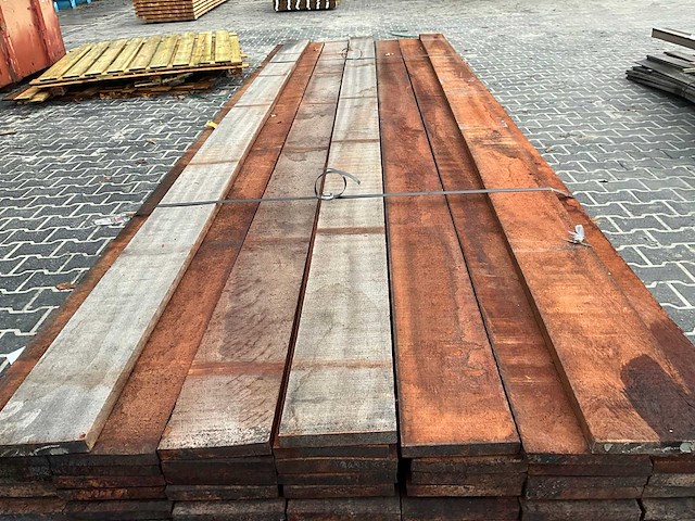 Hardhouten plank 2x15x384 cm (120x) - afbeelding 4 van  6