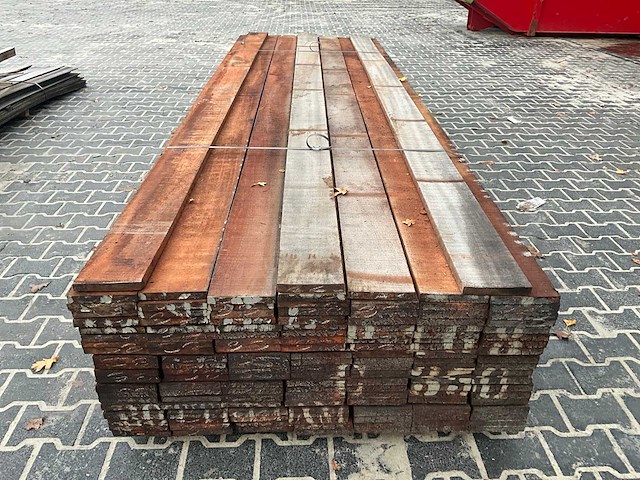 Hardhouten plank 2x15x384 cm (120x) - afbeelding 5 van  6