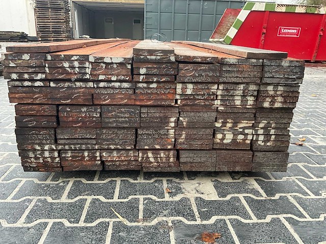 Hardhouten plank 2x15x384 cm (120x) - afbeelding 6 van  6