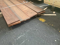 Hardhouten plank geschaafd 20x200x2500 mm (6x) - afbeelding 2 van  3