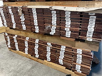 Hardhouten plank geschaafd 490x14,5x1,6 cm (25x) - afbeelding 2 van  7