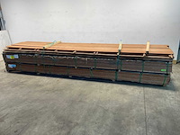 Hardhouten plank geschaafd 490x14,5x1,6 cm (25x) - afbeelding 1 van  4
