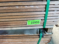 Hardhouten plank geschaafd 490x14,5x1,6 cm (25x) - afbeelding 4 van  4