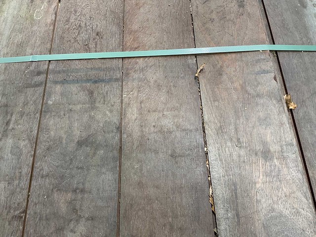 Hardhouten plank mes- en groef - 400x18,5x2,8 cm (10x) - afbeelding 4 van  7