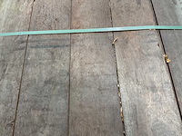 Hardhouten plank mes- en groef - 400x18,5x2,8 cm (10x) - afbeelding 4 van  7