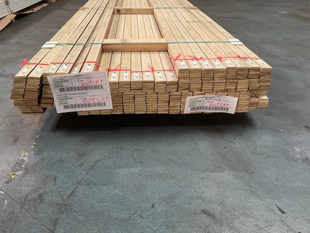 Hardhouten plint 9x45 mm - afbeelding 2 van  5