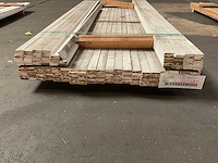 Hardhouten plinten recht 12x45 mm - afbeelding 2 van  3