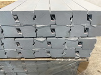 Hardhouten raamprofiel rox grijs gegrond 195x7,8x5,4 cm (50x) - afbeelding 8 van  9