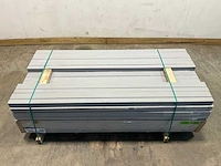 Hardhouten raamprofiel rox grijs gegrond 195x7,8x5,4 cm (50x) - afbeelding 2 van  9
