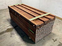 Hardhouten regel 4-zijdig geschaafd 250x6,8x4,5 cm (50x) - afbeelding 1 van  4