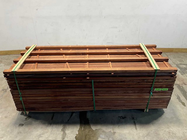 Hardhouten regel 4-zijdig geschaafd 250x6,8x4,5 cm (50x) - afbeelding 2 van  4