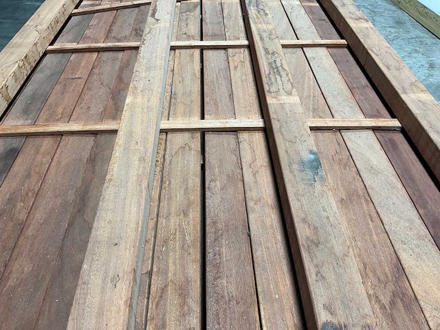 Hardhouten regel 4-zijdig geschaafd 250x6,8x4,5 cm (50x) - afbeelding 3 van  4