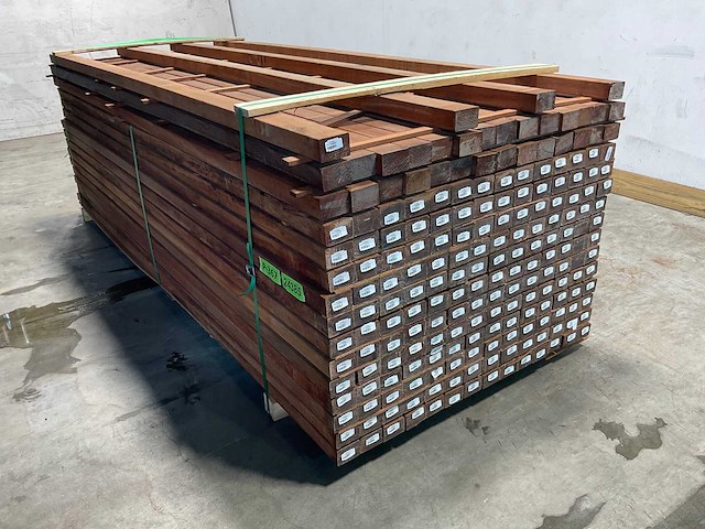 Hardhouten regel 4-zijdig geschaafd 250x6,8x4,5 cm (50x) - afbeelding 7 van  8