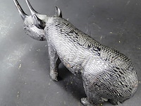 Hardhouten rhinoceros - afbeelding 3 van  5