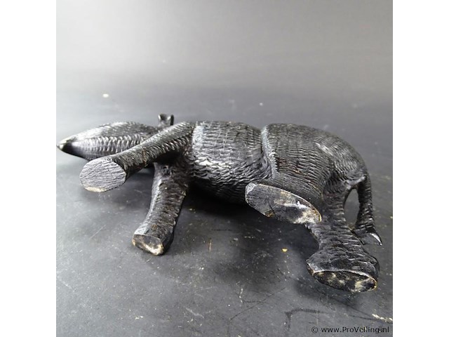 Hardhouten rhinoceros - afbeelding 5 van  5