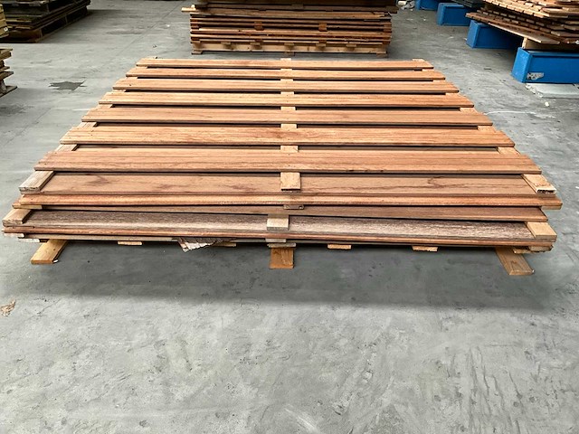 Hardhouten schutting 180x180 cm (5x) - afbeelding 4 van  4