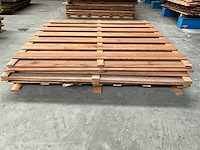 Hardhouten schutting 180x180 cm (5x) - afbeelding 4 van  4