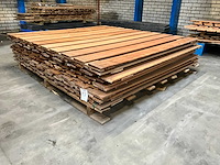 Hardhouten schutting 180x180 cm (8x)