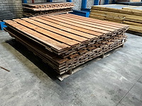 Hardhouten schutting 180x180 cm (8x) - afbeelding 2 van  5