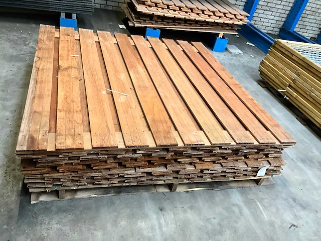 Hardhouten schutting 180x180 cm (8x) - afbeelding 3 van  5