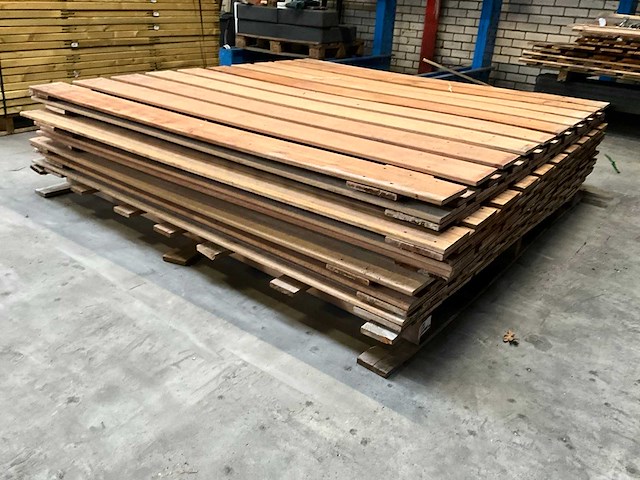 Hardhouten schutting 180x180 cm (8x) - afbeelding 5 van  5