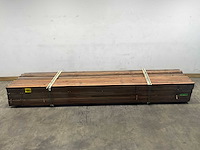 Hardhouten startblokhutprofiel 400x6,5x2,7 cm (100x) - afbeelding 2 van  6