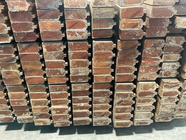 Hardhouten startblokhutprofiel 400x6,5x2,7 cm (100x) - afbeelding 6 van  7