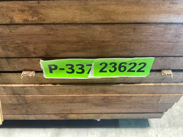 Hardhouten startblokhutprofiel 400x6,5x2,7 cm (100x) - afbeelding 7 van  7