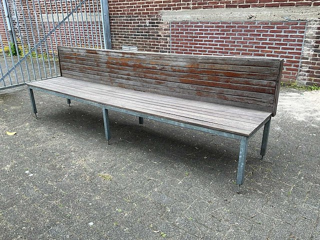 Hardhouten terrasbank - afbeelding 1 van  6