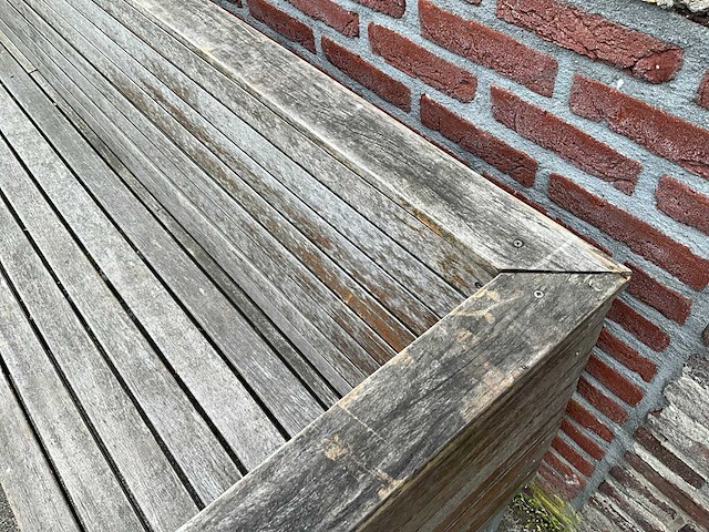 Hardhouten terrasbank - afbeelding 6 van  9