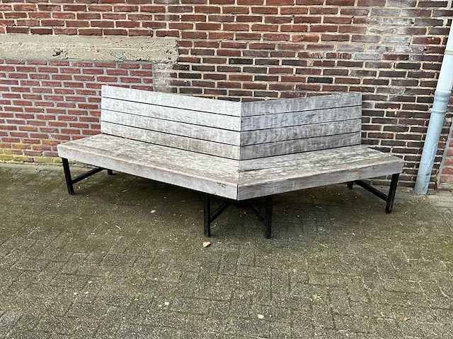 Hardhouten terrasbank - afbeelding 1 van  8