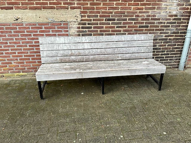 Hardhouten terrasbank - afbeelding 1 van  7