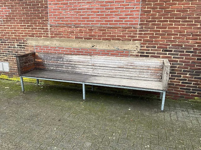 Hardhouten terrasbank - afbeelding 1 van  5