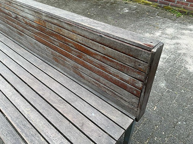 Hardhouten terrasbank - afbeelding 5 van  5