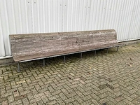 Hardhouten terrasbank