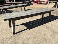 Hardhouten terrastafel (2x) - afbeelding 2 van  5