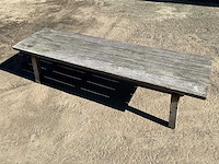 Hardhouten terrastafel (2x) - afbeelding 4 van  5