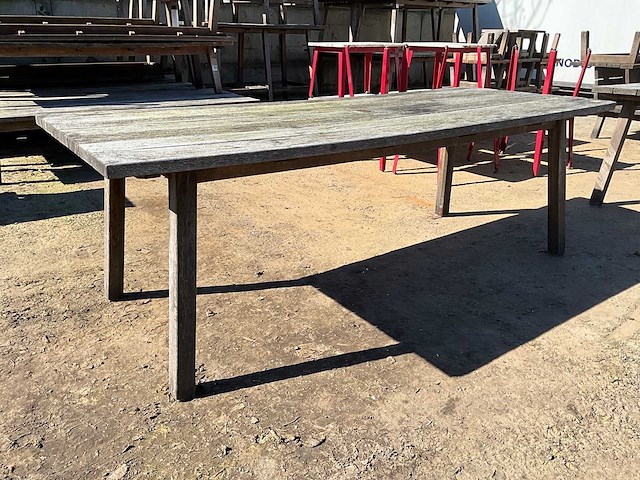 Hardhouten terrastafel (3x) - afbeelding 3 van  6