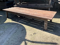 Hardhouten terrastafel (6x) - afbeelding 2 van  6